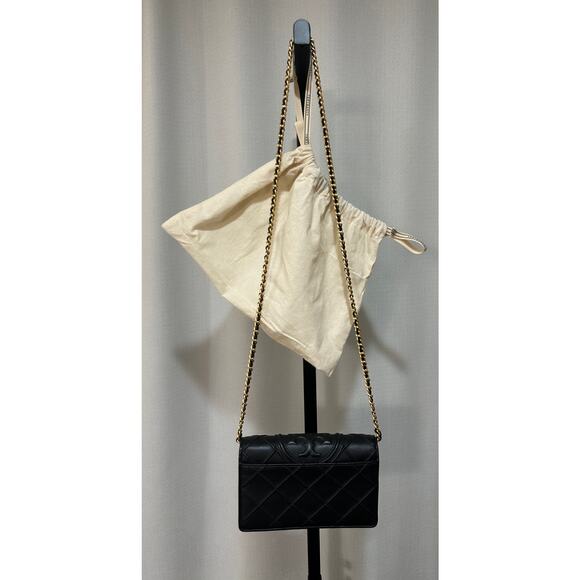 Tory Burch Fleming Soft Convertible Shoulder Bag NWOT Leather Adjustable Chain - Picture 7 of 14